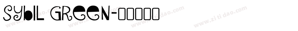 Sybil Green字体转换
